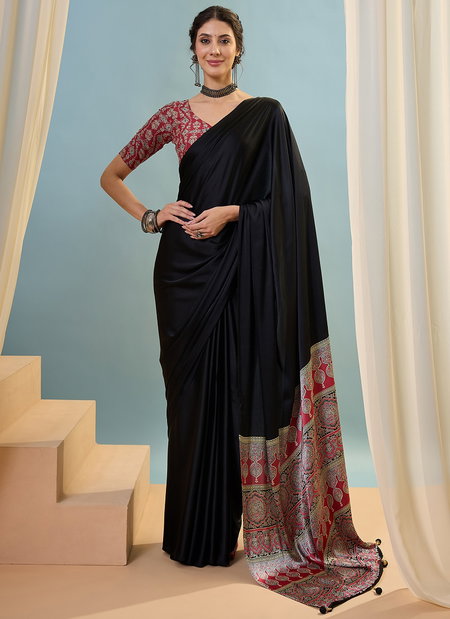 Lux 22 Semi Modal Digital Printed Saree Wholesale Market In Surat With Price
